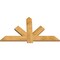 Ekena Millwork Kennewick Rough Sawn Timber Gable Bracket, Western Red Cedar, 60"W x 35"H x 2"D x 6"F, 14/12 Pitch GBW060X35X0206KEN00RWR - alternate 5